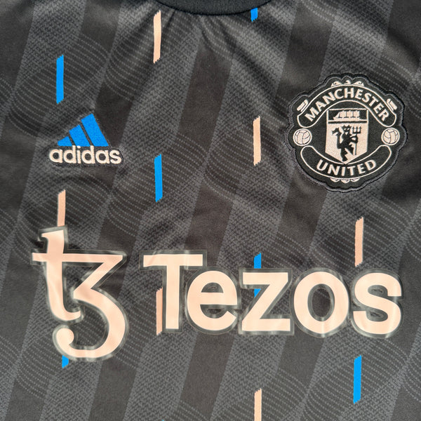 Manchester United 2022/2023 Pre Match Training Football Shirt Small