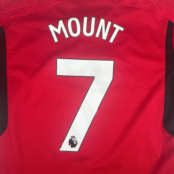 MOUNT 7 Manchester United 2023/2024 Home Football Shirt XL