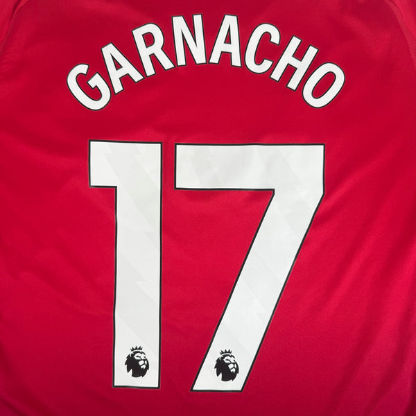 GARNACHO 17 Manchester United 2024/2025 Home Football Shirt XL