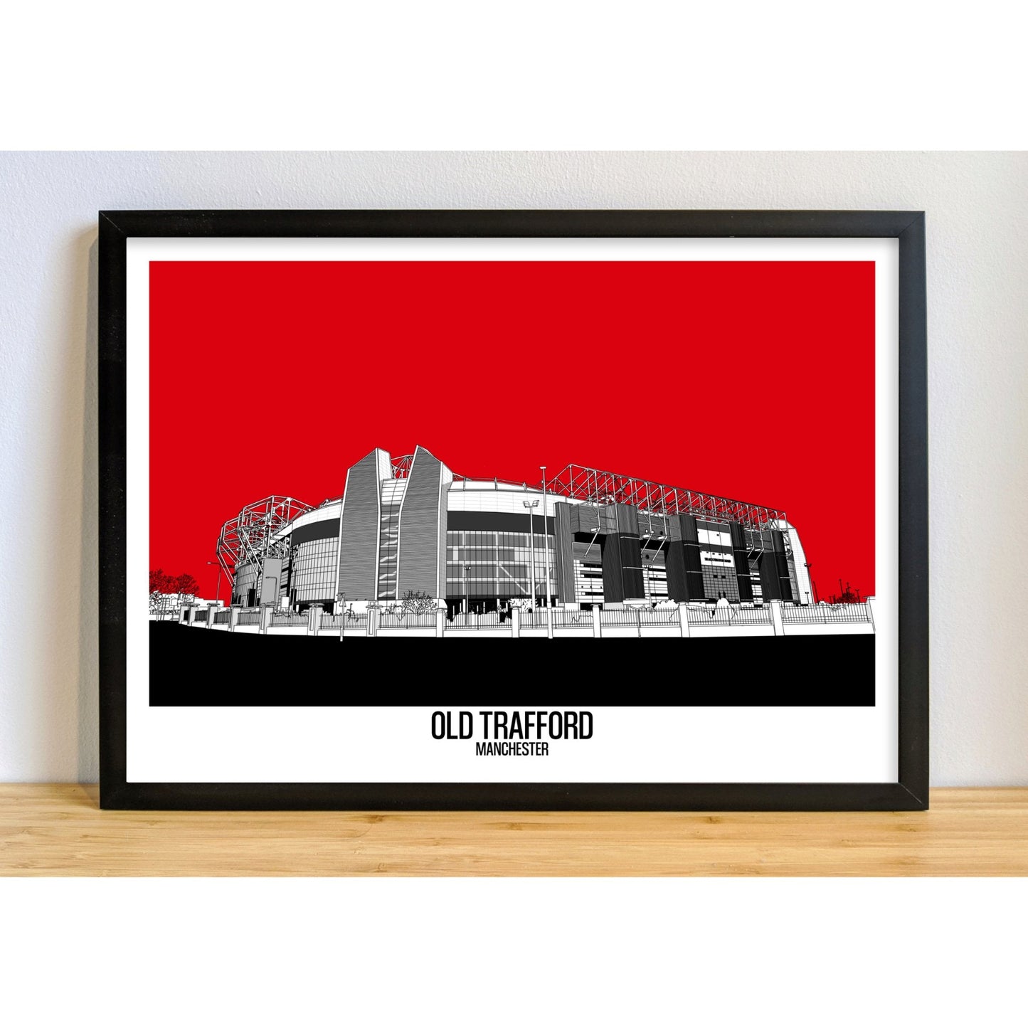 Manchester United Football Artwork - Old Trafford