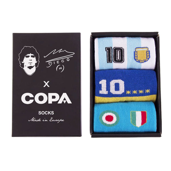 Maradona X COPA Number 10 Football Socks Box Set