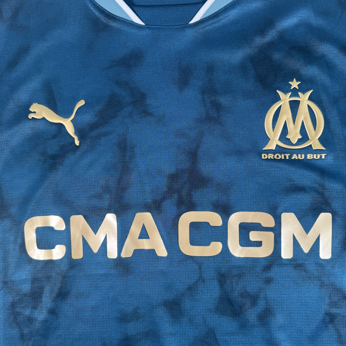 Marseille 2024/2025 Away Football Shirt Large