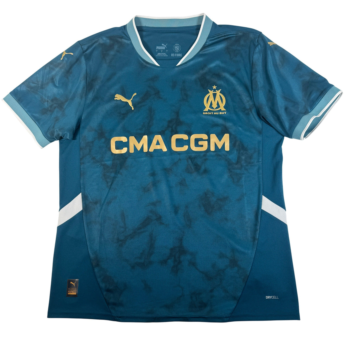 Marseille 2024/2025 Away Football Shirt Large