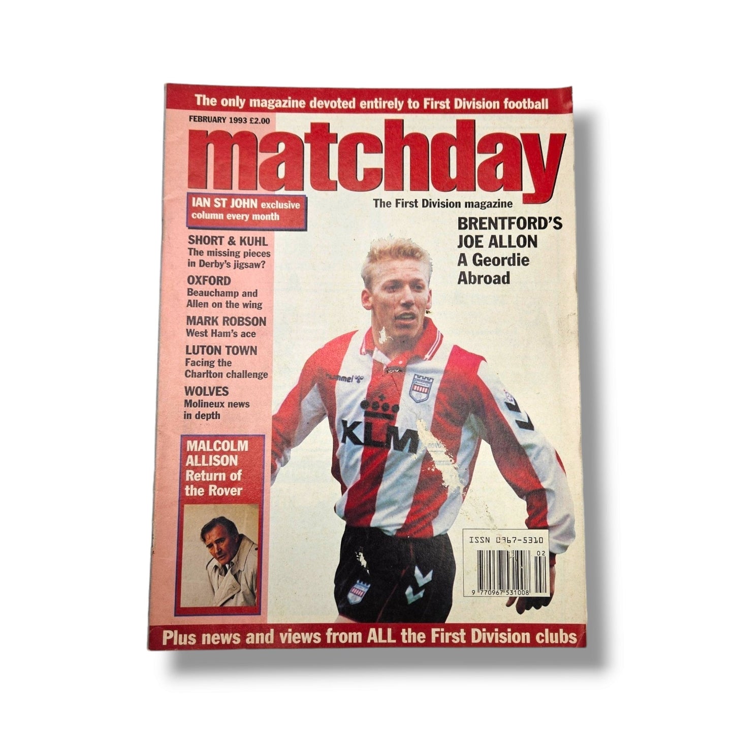 Matchday Football Magazine: 1993 Bundle (8 x Issues)