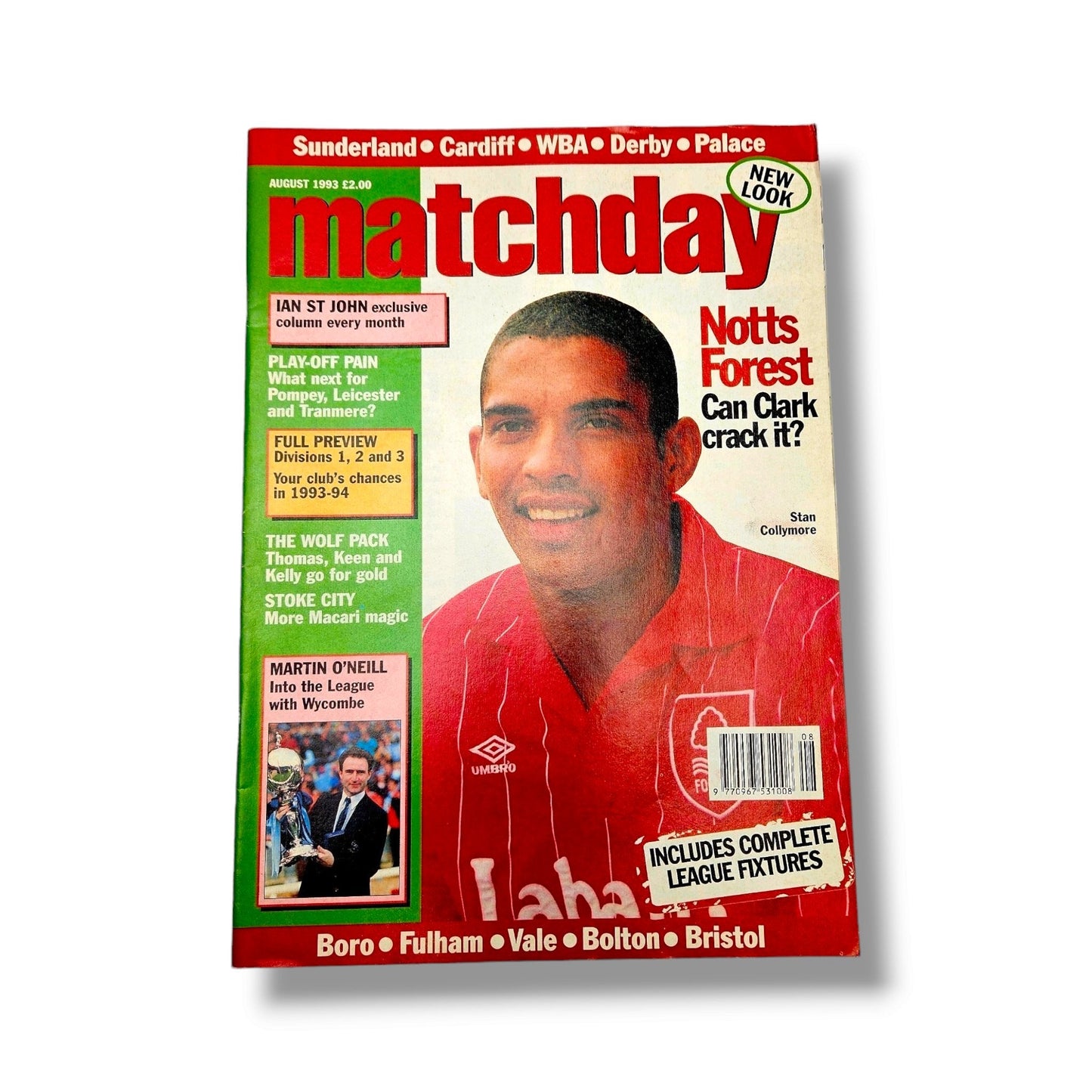 Matchday Football Magazine: 1993 Bundle (8 x Issues)