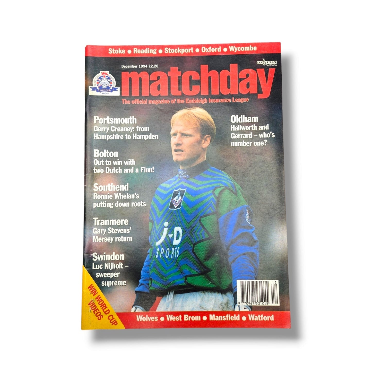 Matchday Football Magazine: 1994 Bundle (9 x Issues)