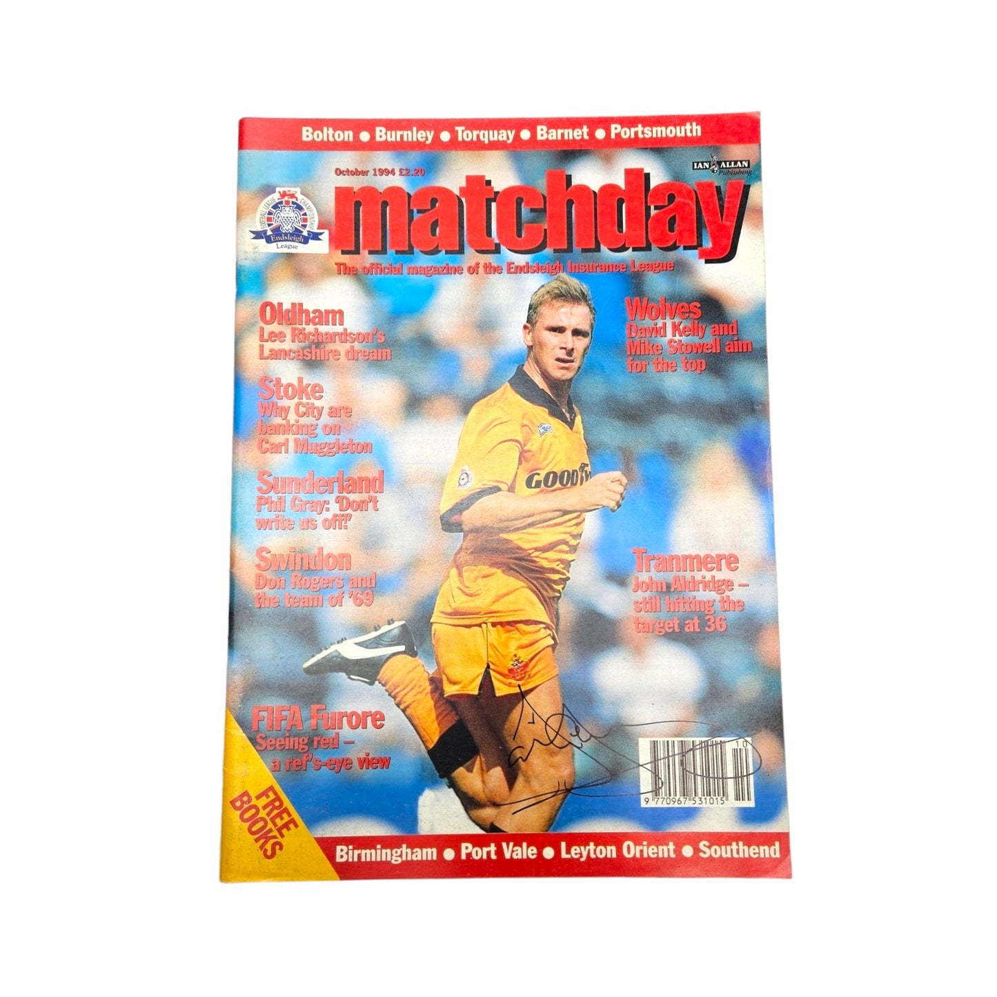 Matchday Football Magazine: 1994 Bundle (9 x Issues)