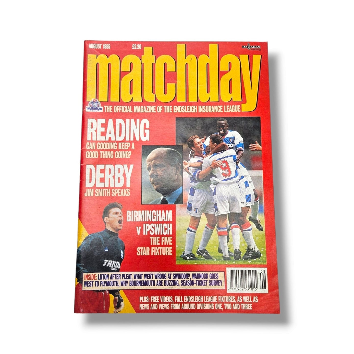 Matchday Football Magazine: 1995 Bundle (3 x Issues)