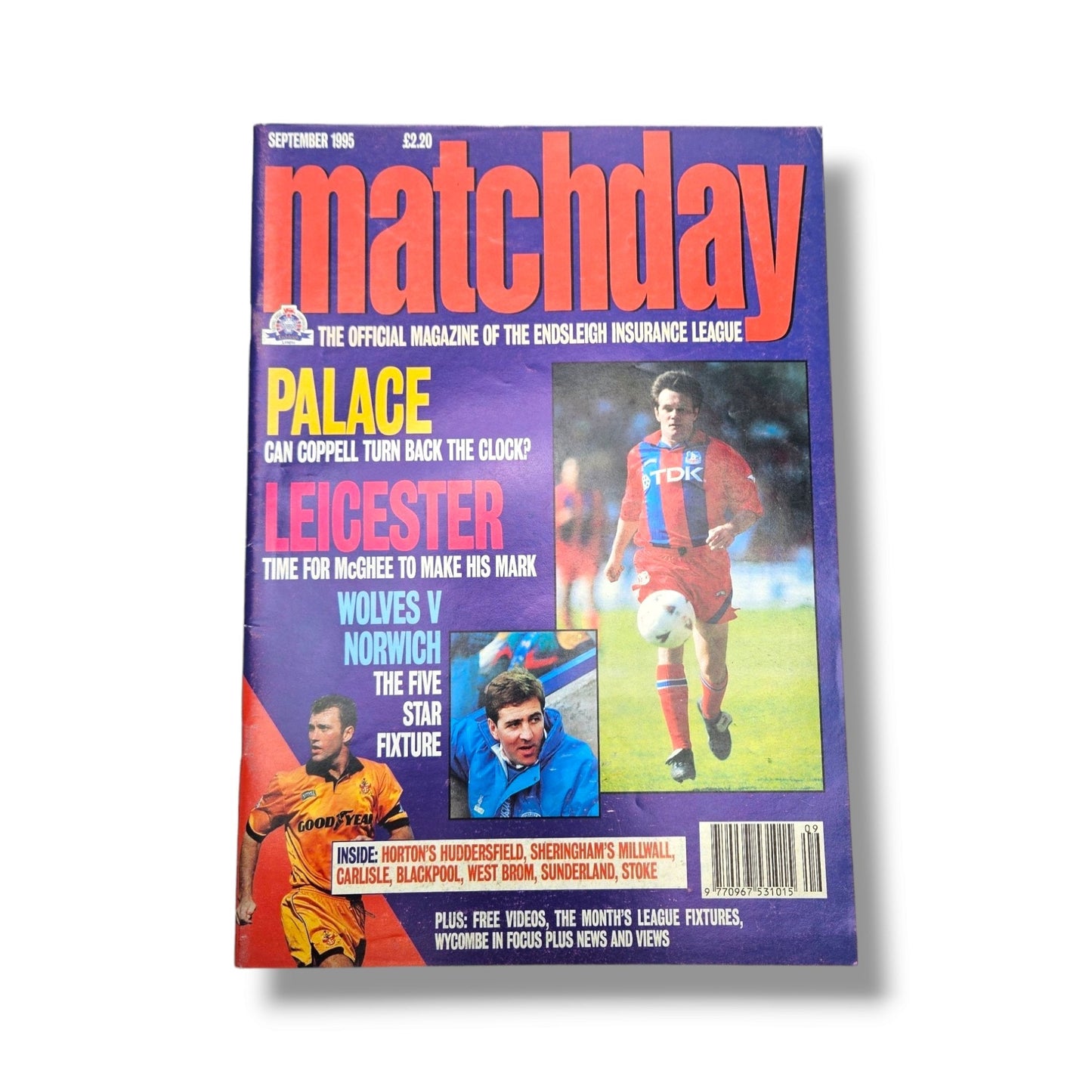 Matchday Football Magazine: 1995 Bundle (3 x Issues)