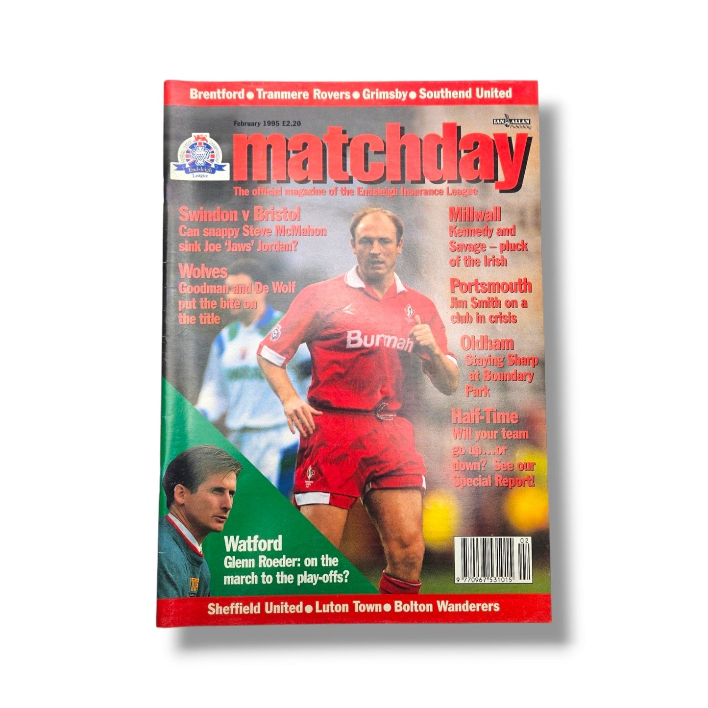 Matchday Football Magazine: 1995 Bundle (3 x Issues)