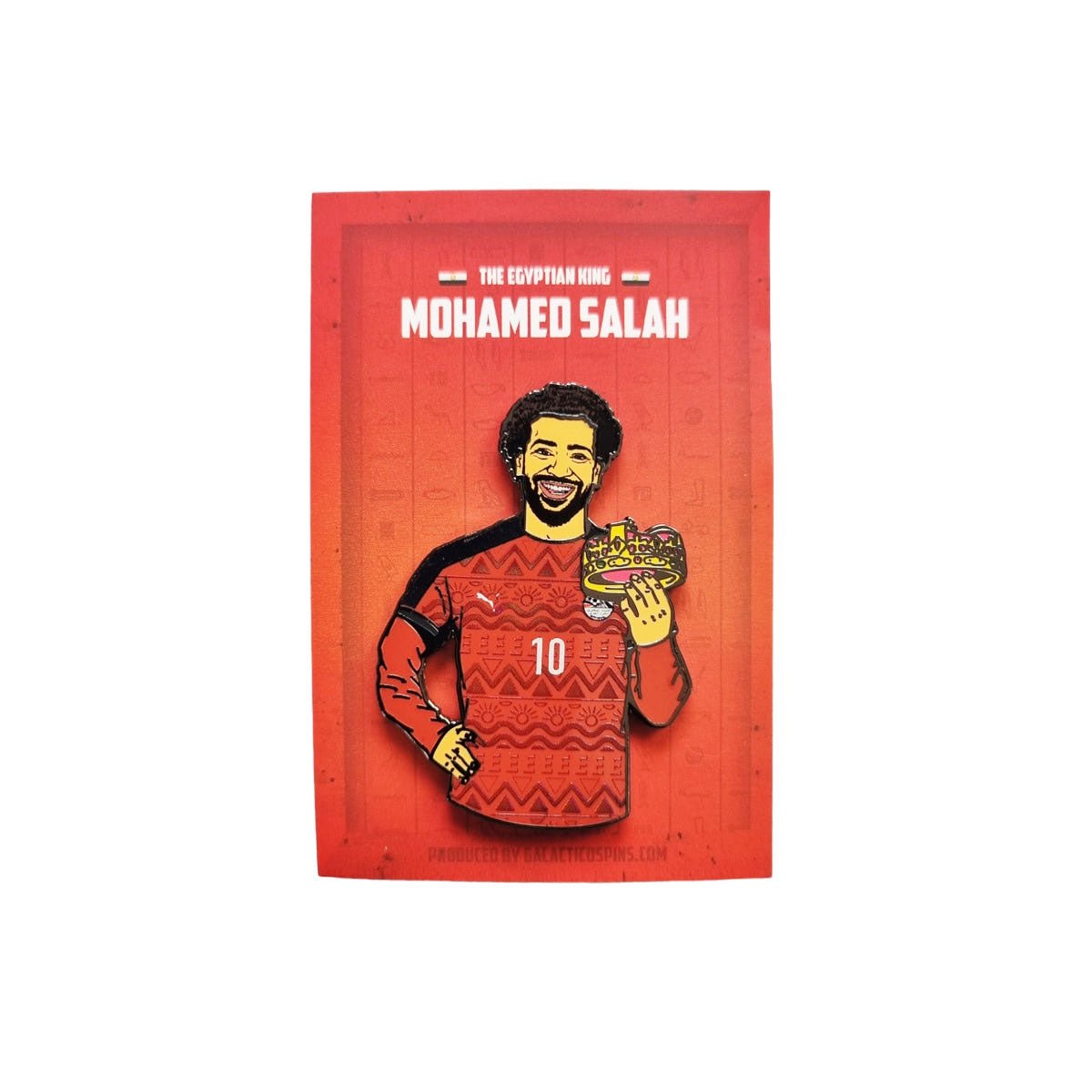 Mohamed Salah - Egyptian King Football Icon Pin Badge