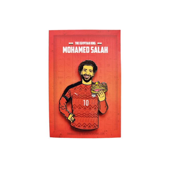 Mohamed Salah - Egyptian King Football Icon Pin Badge