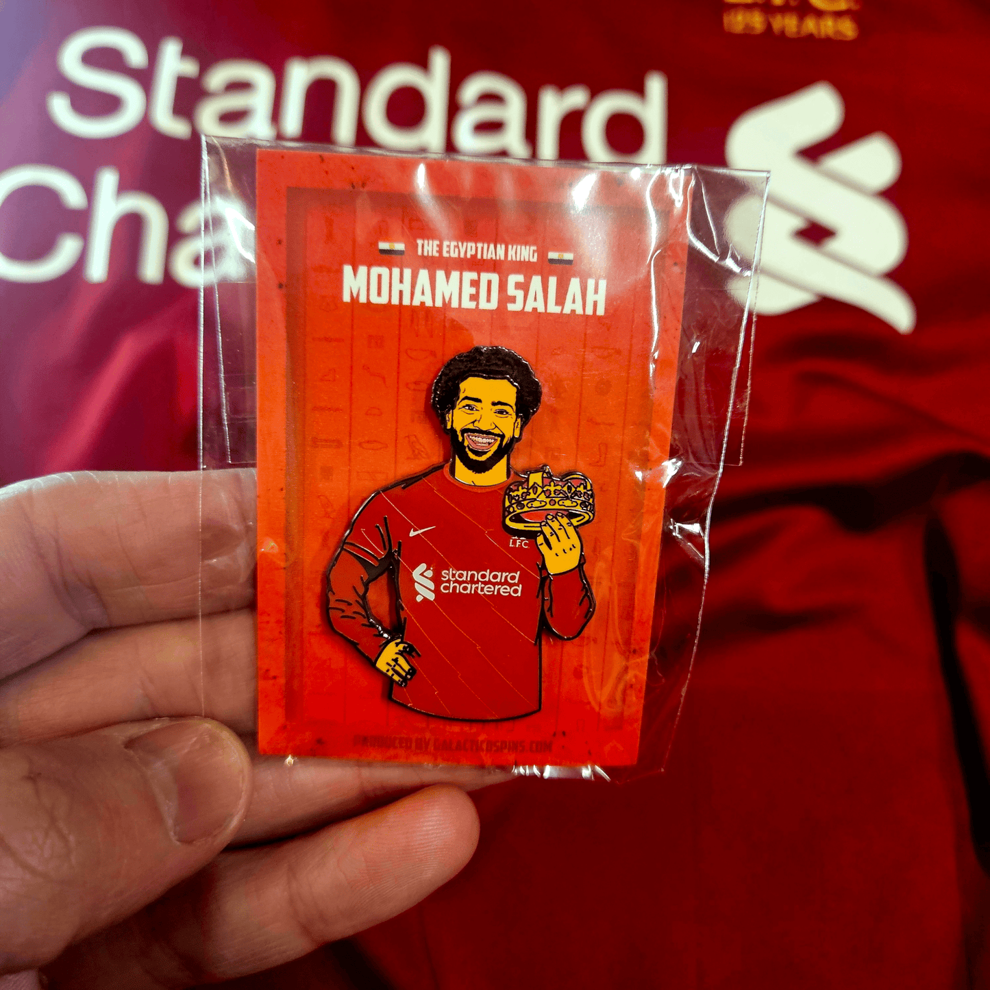 Mohamed Salah - Liverpool Football Icon Pin Badge