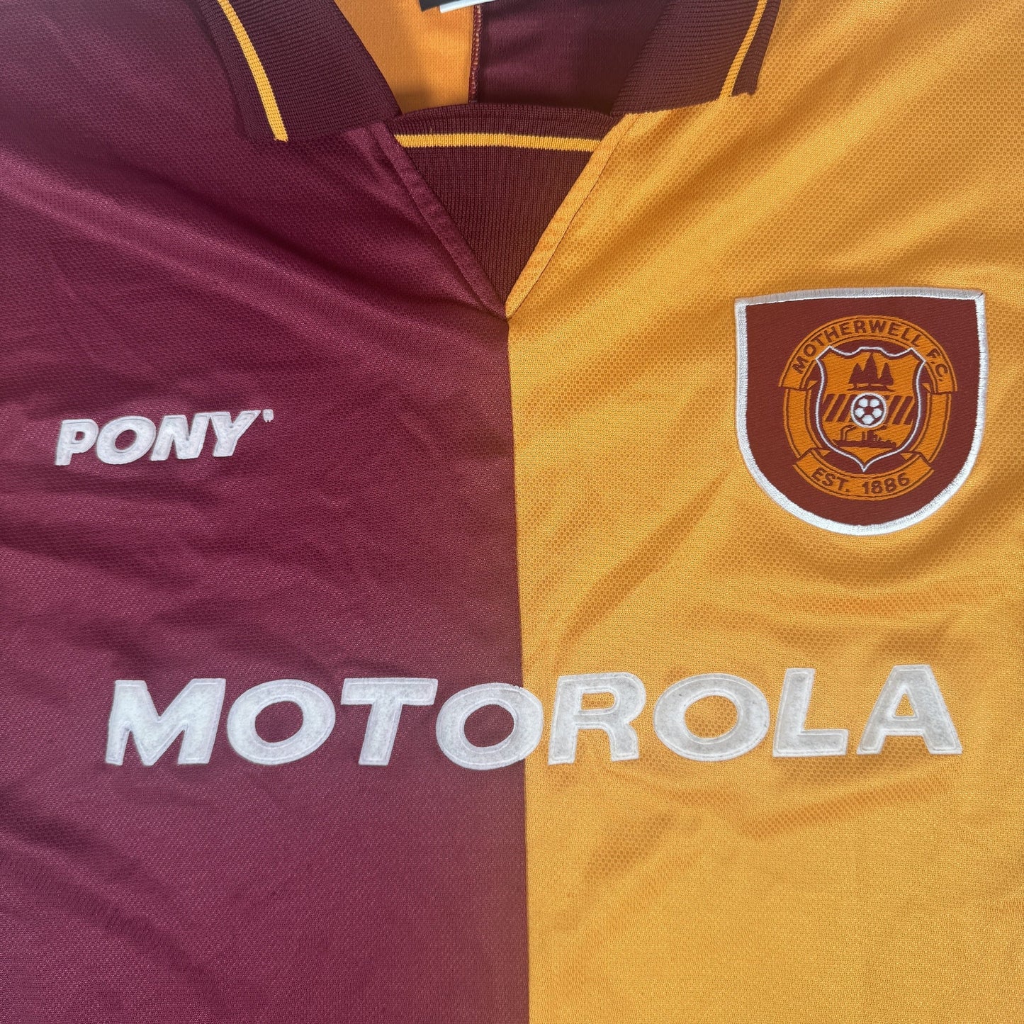 Motherwell 1996/1997/1998 Home Football Shirt Large