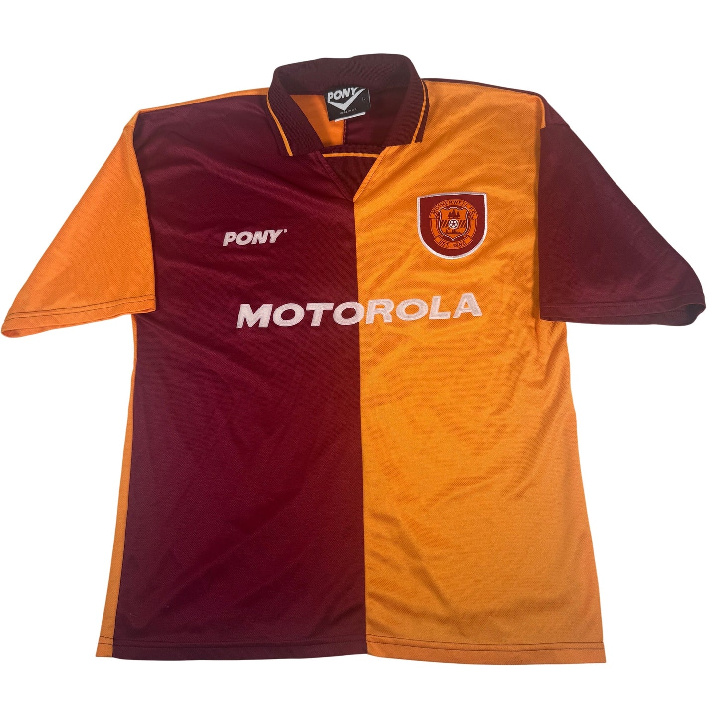 Motherwell 1996/1997/1998 Home Football Shirt Large
