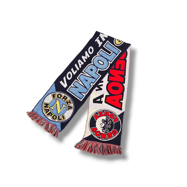 SSC Napoli x Genoa Vintage Football Scarf (Half & Half)
