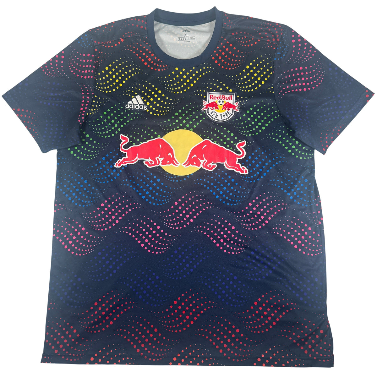 New York Red Bulls 2019/2020 Pre-Match Pride Training Football Shirt XL
