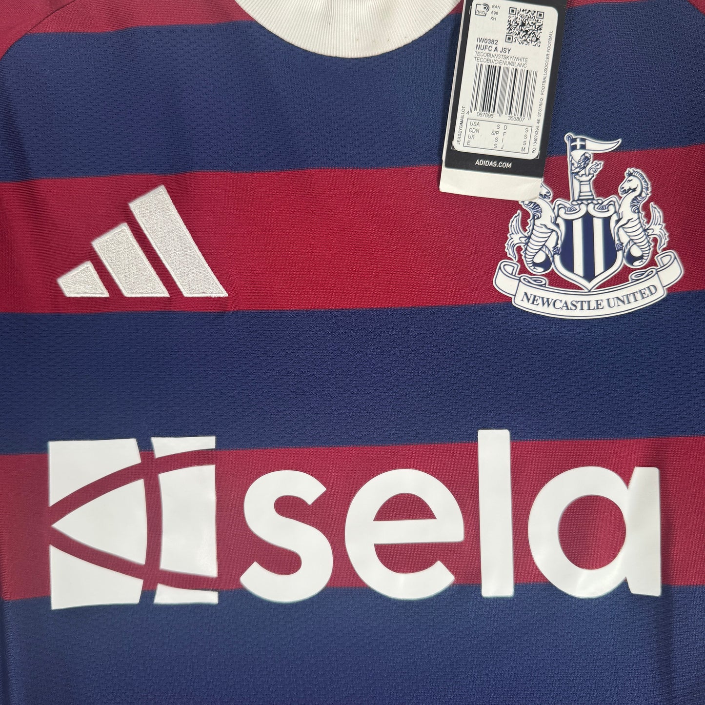 Newcastle United 2024/2025 Away Football Shirt Small BNWT