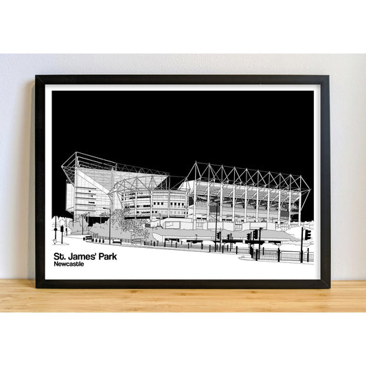 Newcastle United Football Artwork - St James Park