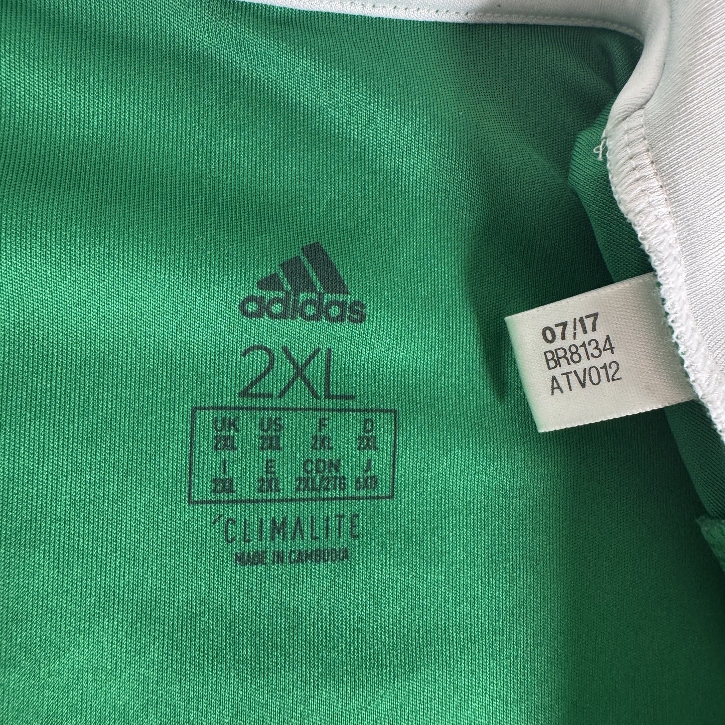 Northern Ireland 2017/2018/2019 Home Football Shirt XXL