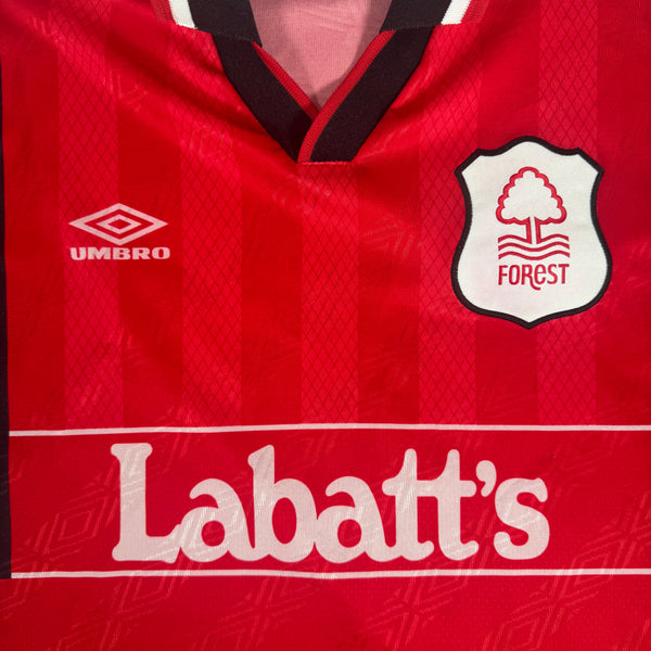 Nottingham Forest 1994/1995/1996 Home Football Shirt Large