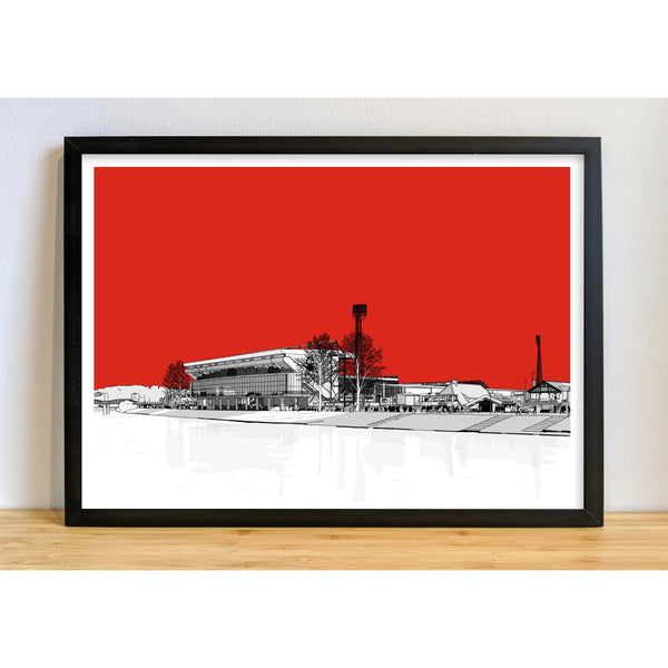 Nottingham Forest Football Artwork - The City Ground