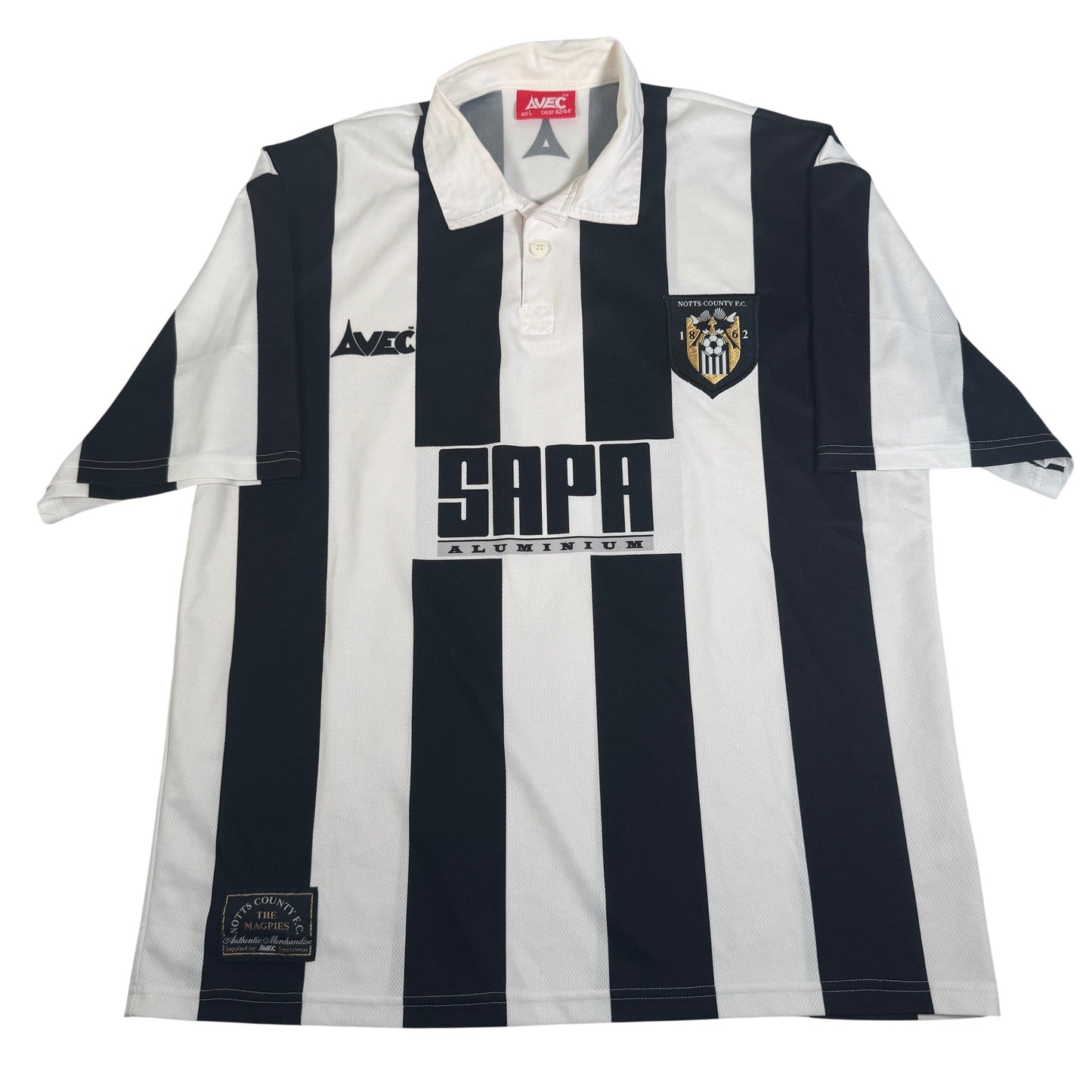 Notts County 1997/1998/1999 Home Football Shirt Large