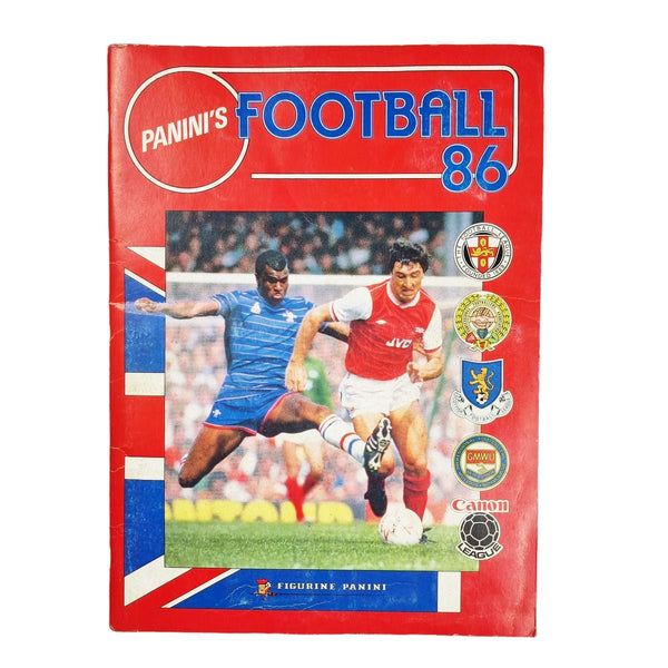 Panini 1986 Sticker Album English 1st Division & SPL (Complete)