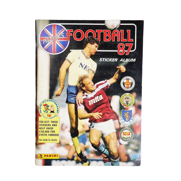 Panini 1987 Sticker Album English 1st Division & SPL (Complete)