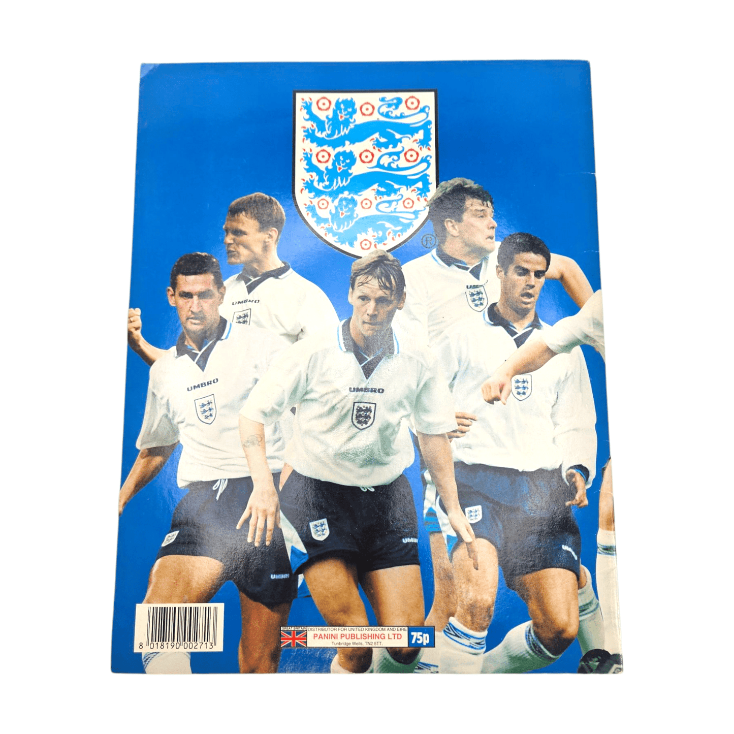 Panini Official 1996 England Team FA Sticker Book (Complete)