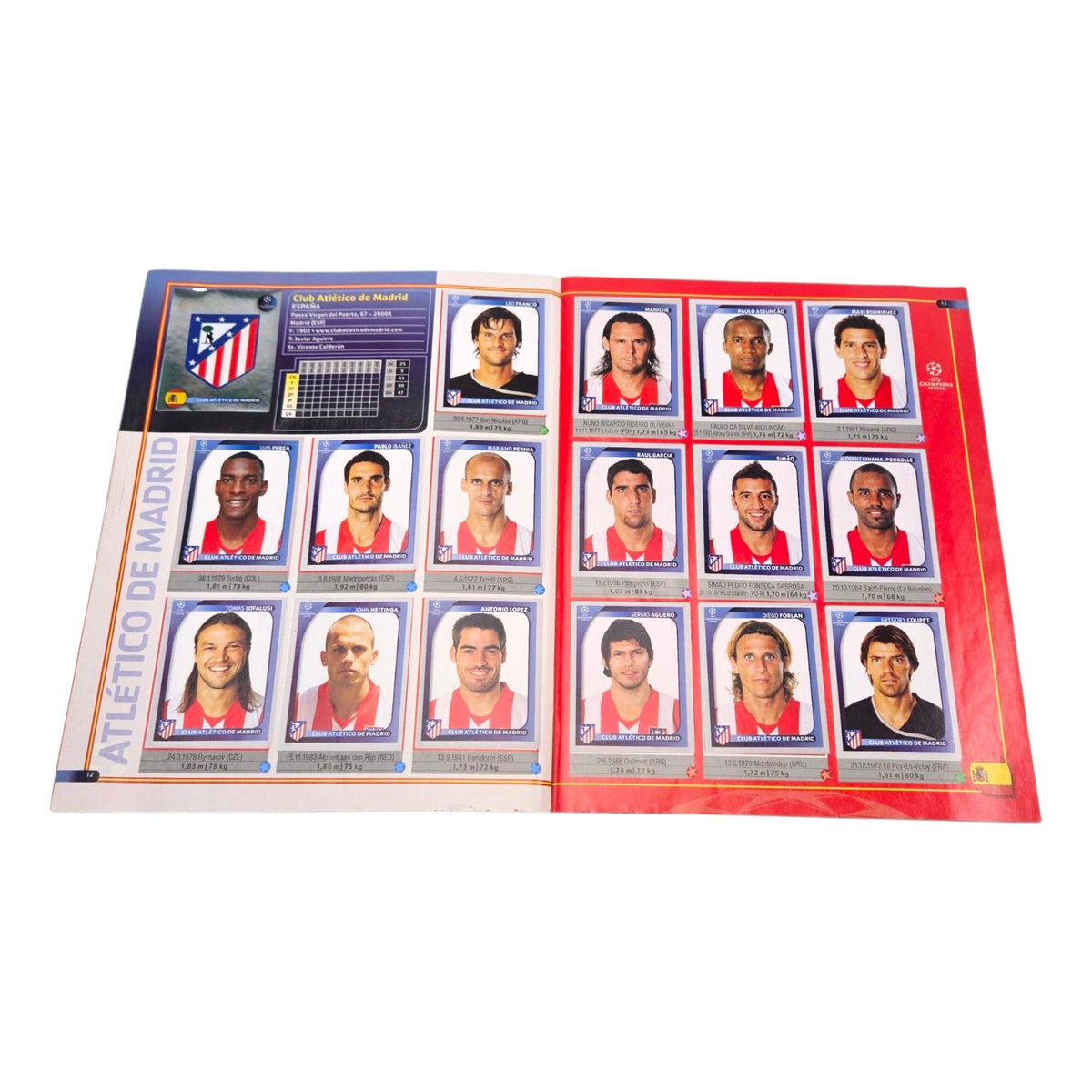 Panini Official 2008/09 Champions League Sticker Album (Complete)
