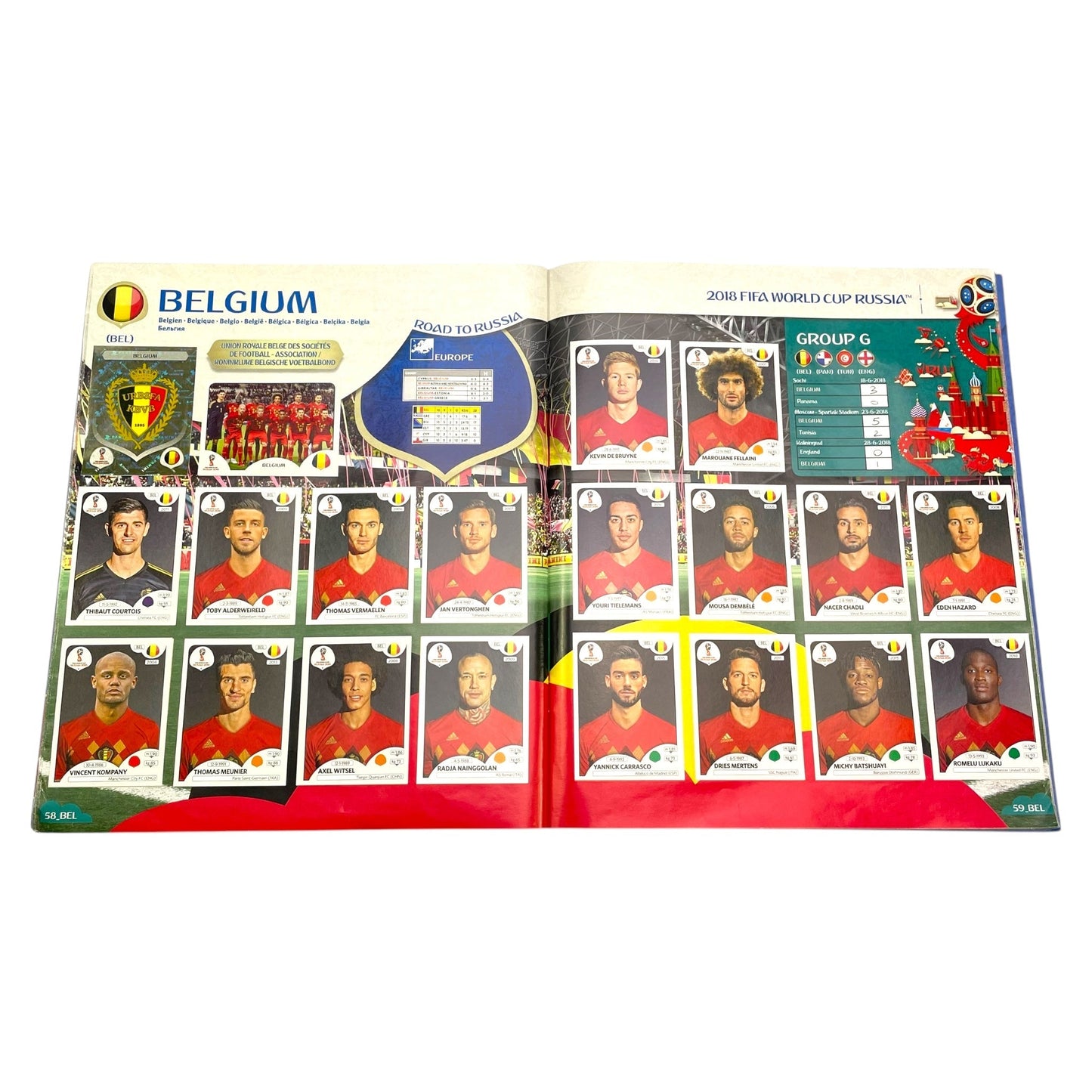 Panini Official World Cup 2018 Sticker Album (Complete)