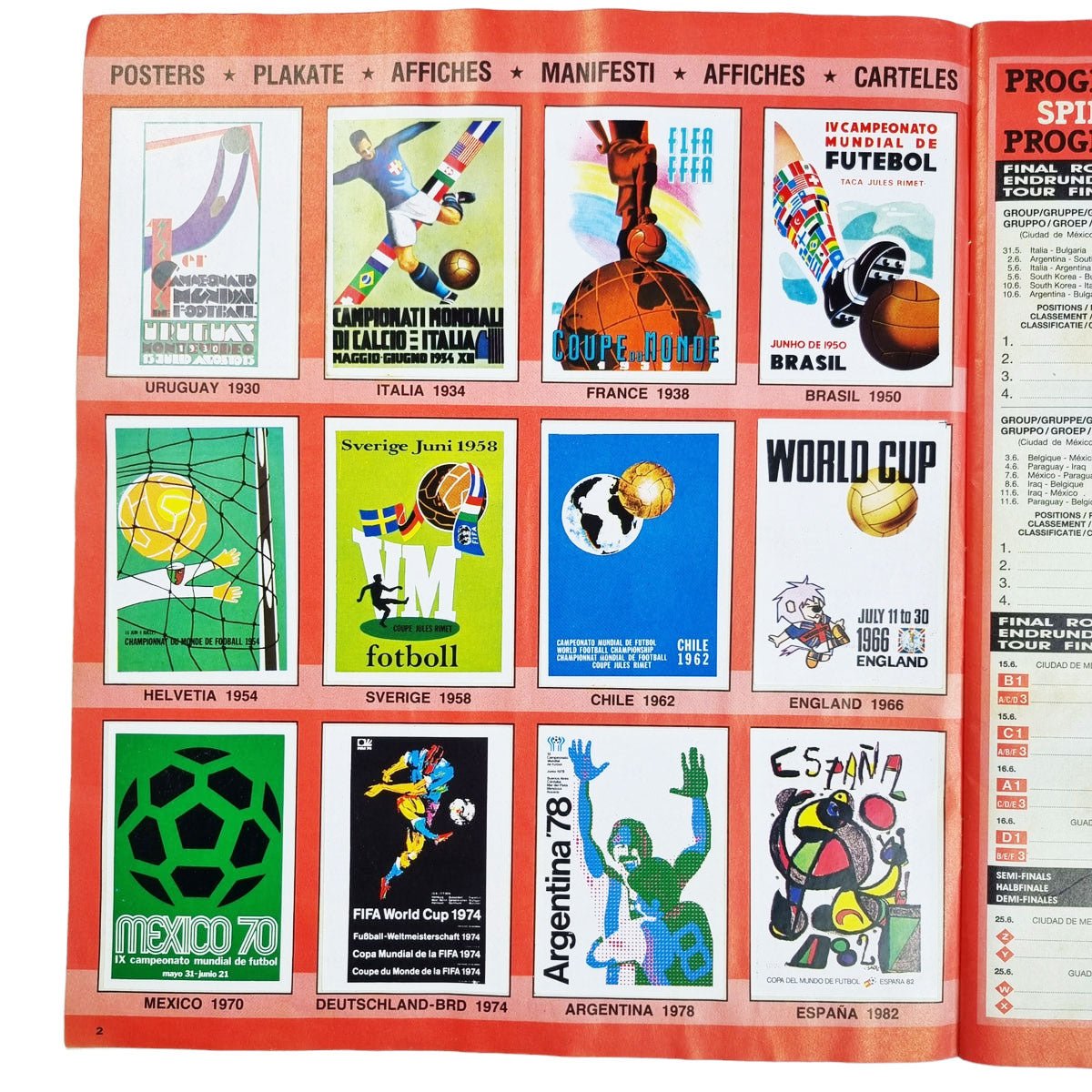 Panini Sticker Album Mexico 86 (Complete)