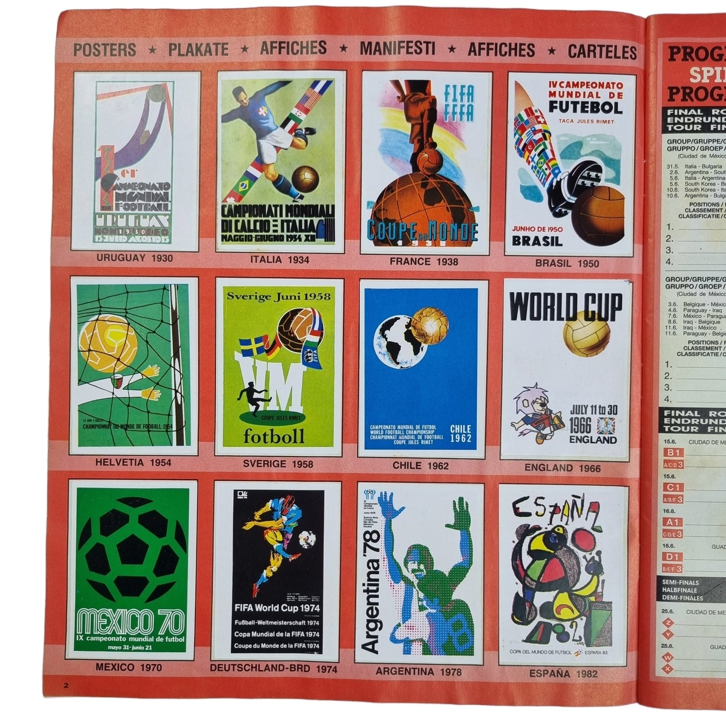 Panini Sticker Album Mexico 86 (Complete)