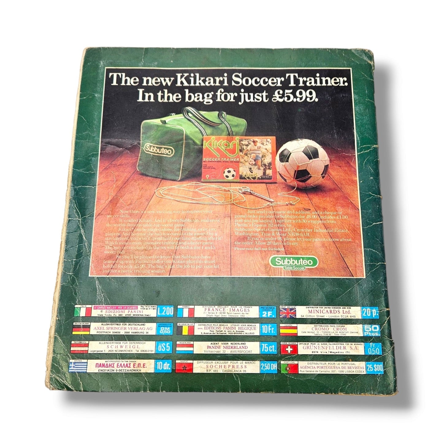Panini World Cup Sticker Album Spain 1982 (Complete)