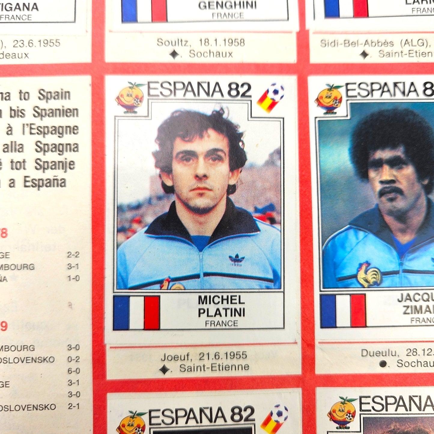 Panini World Cup Sticker Album Spain 1982 (Complete)