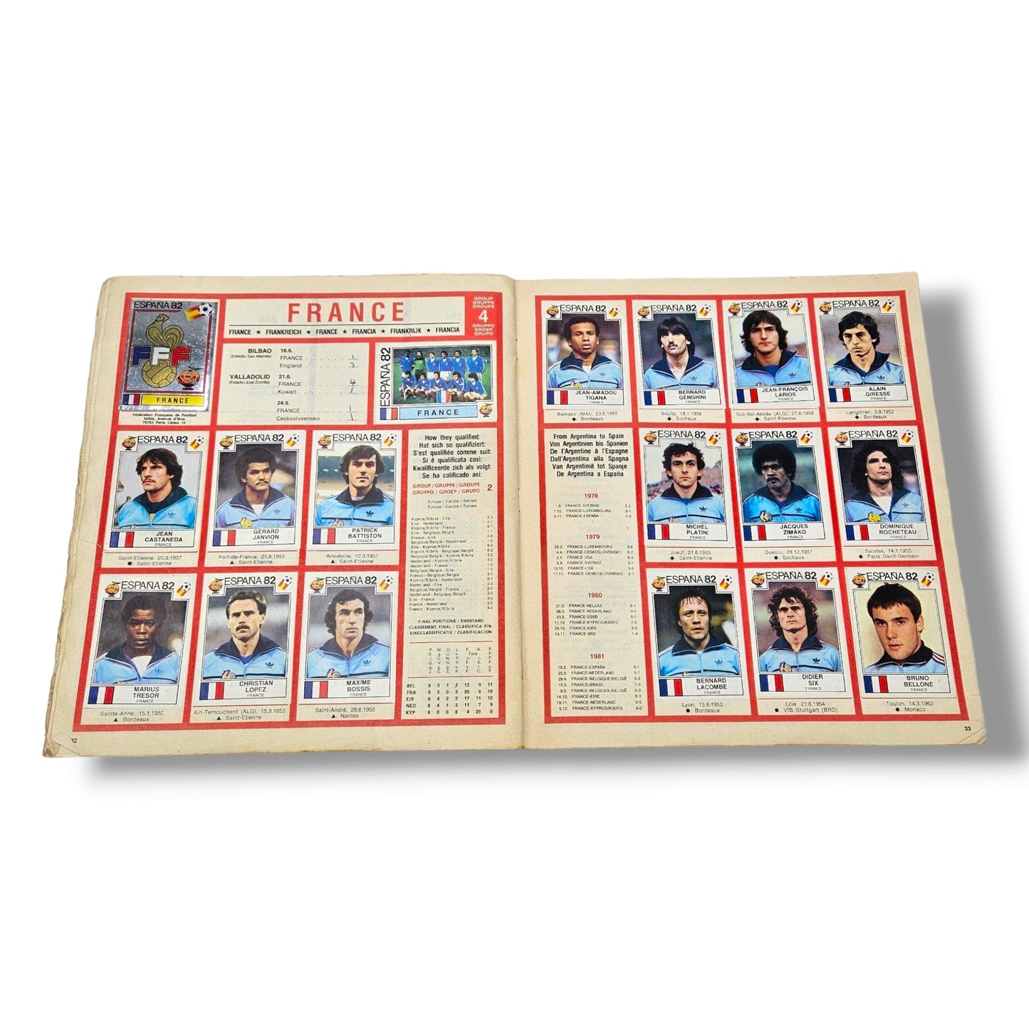 Panini World Cup Sticker Album Spain 1982 (Complete)