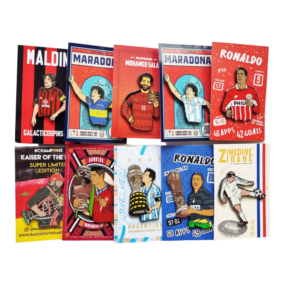 Paolo Maldini - AC Milan Football Icon Pin Badge