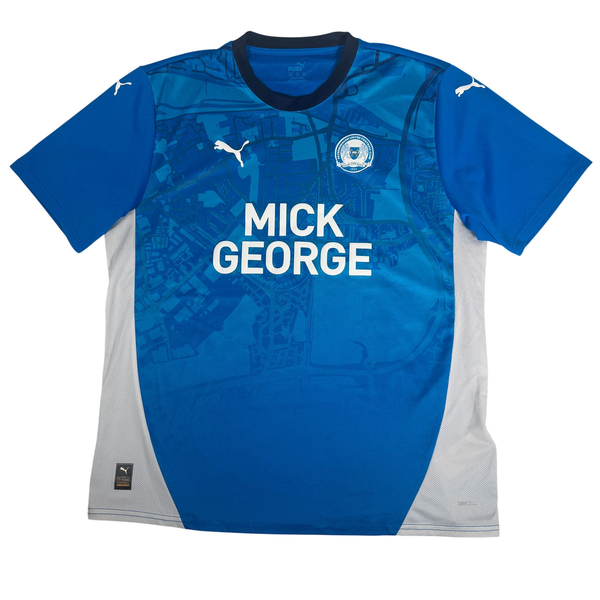 Peterborough United 2024/2025 Home Football Shirt XXL