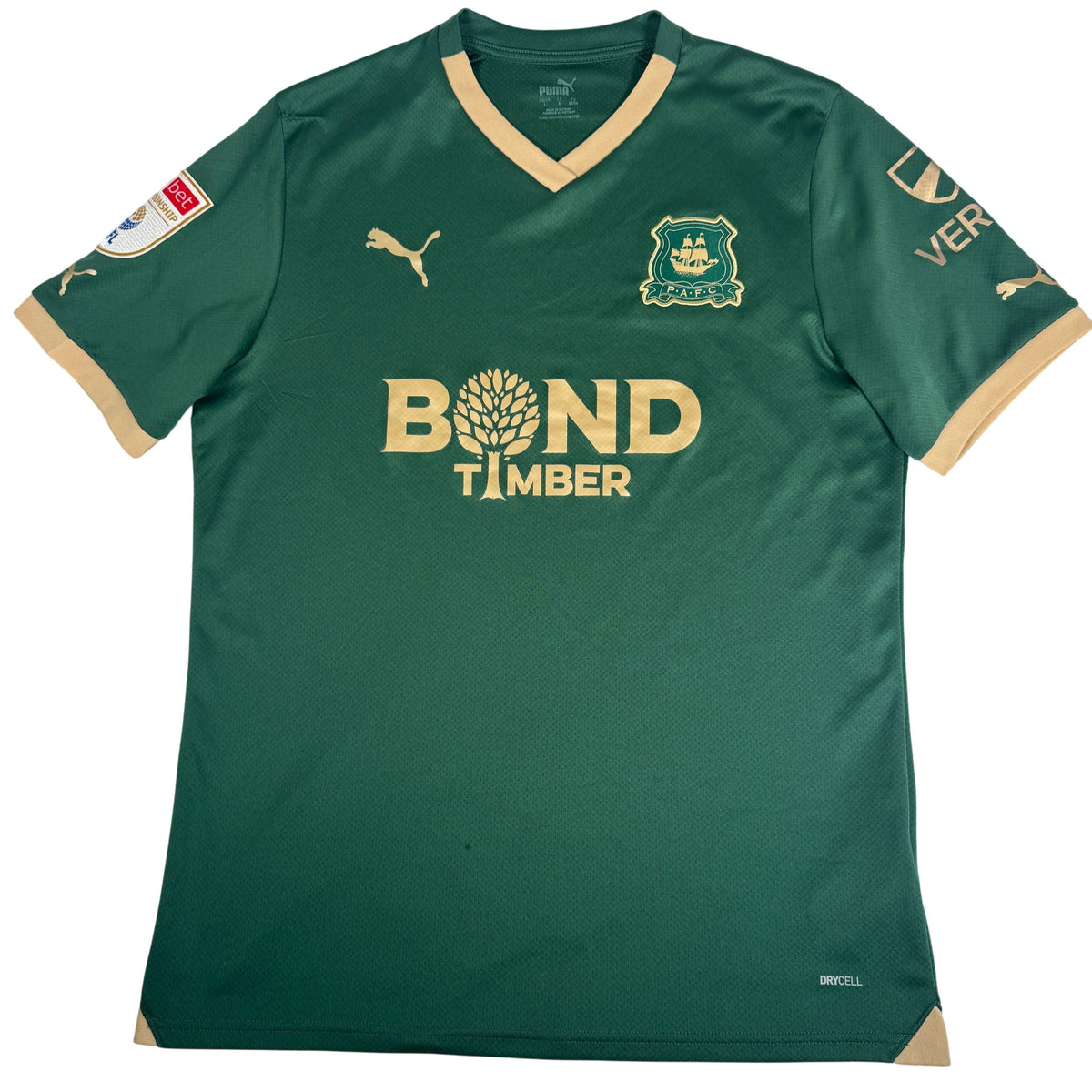 Plymouth Argyle 2023/2024 Home Football Shirt Large