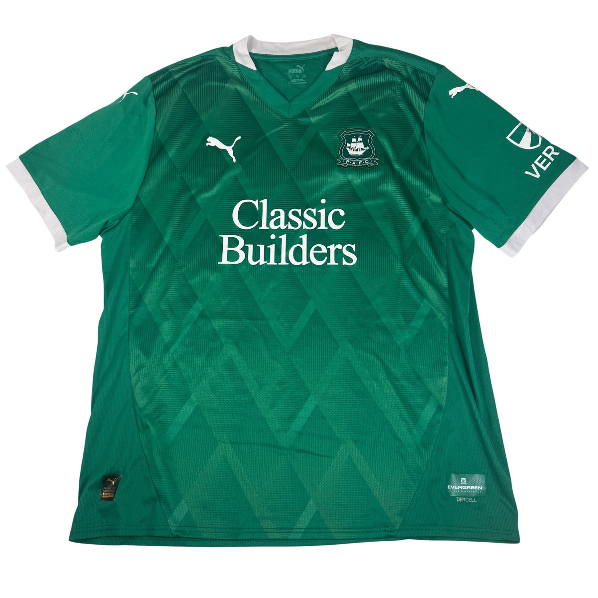 Plymouth Argyle 2024/2025 Home Football Shirt XXL