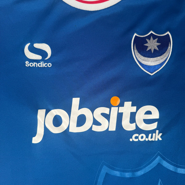 Portsmouth 2017/2018 Home Football Shirt Medium