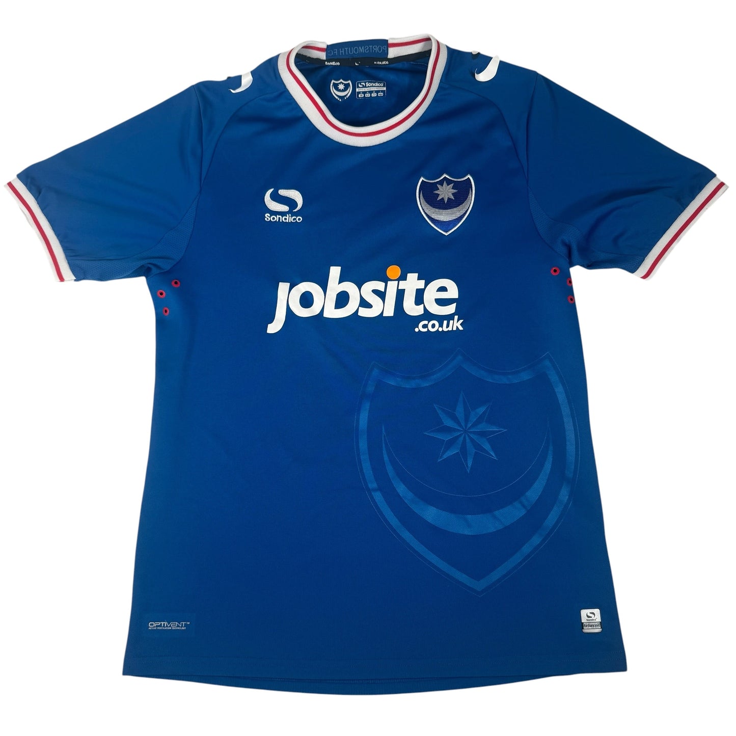 Portsmouth 2017/2018 Home Football Shirt Medium