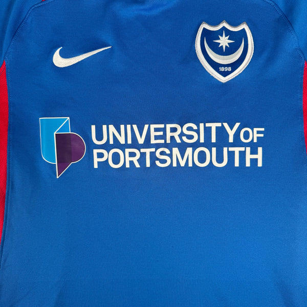 Portsmouth 2019/2020 Home Football Shirt Large