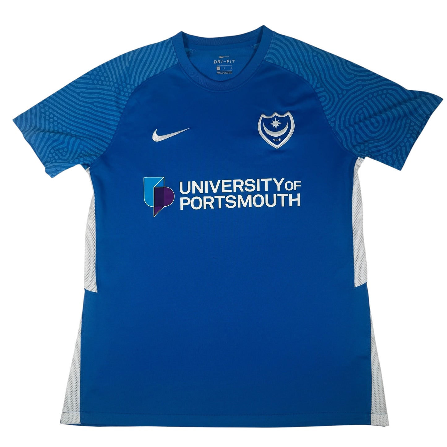 Portsmouth 2021/2022 Home Football Shirt Large