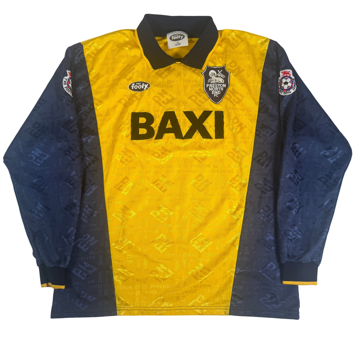 Preston North End 1995/1996 Third Long Sleeve Football Shirt XL