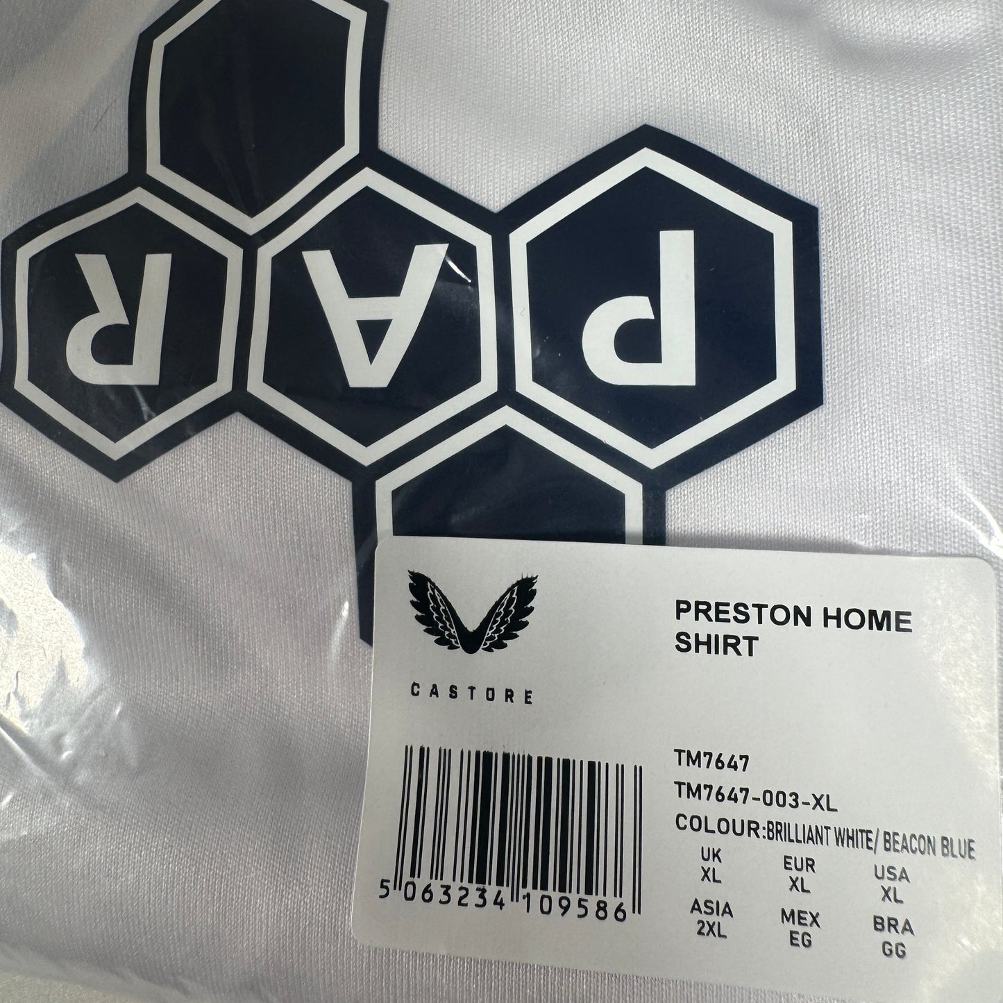 Preston North End 2024/2025 Home Football Shirt XL BNWT BNIB