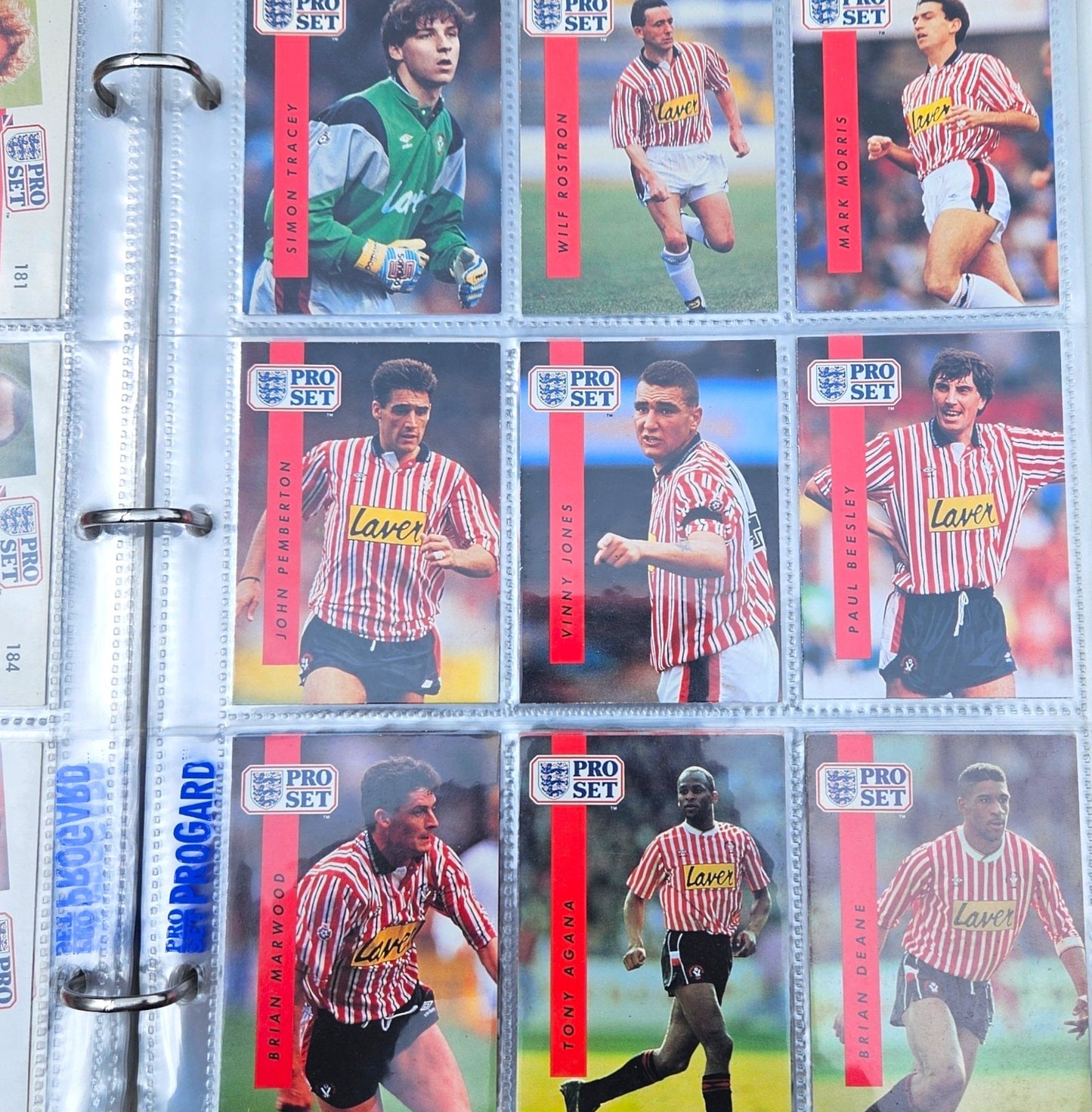 Pro Set 1990/91 English Football Card Collection (98.5% Complete)