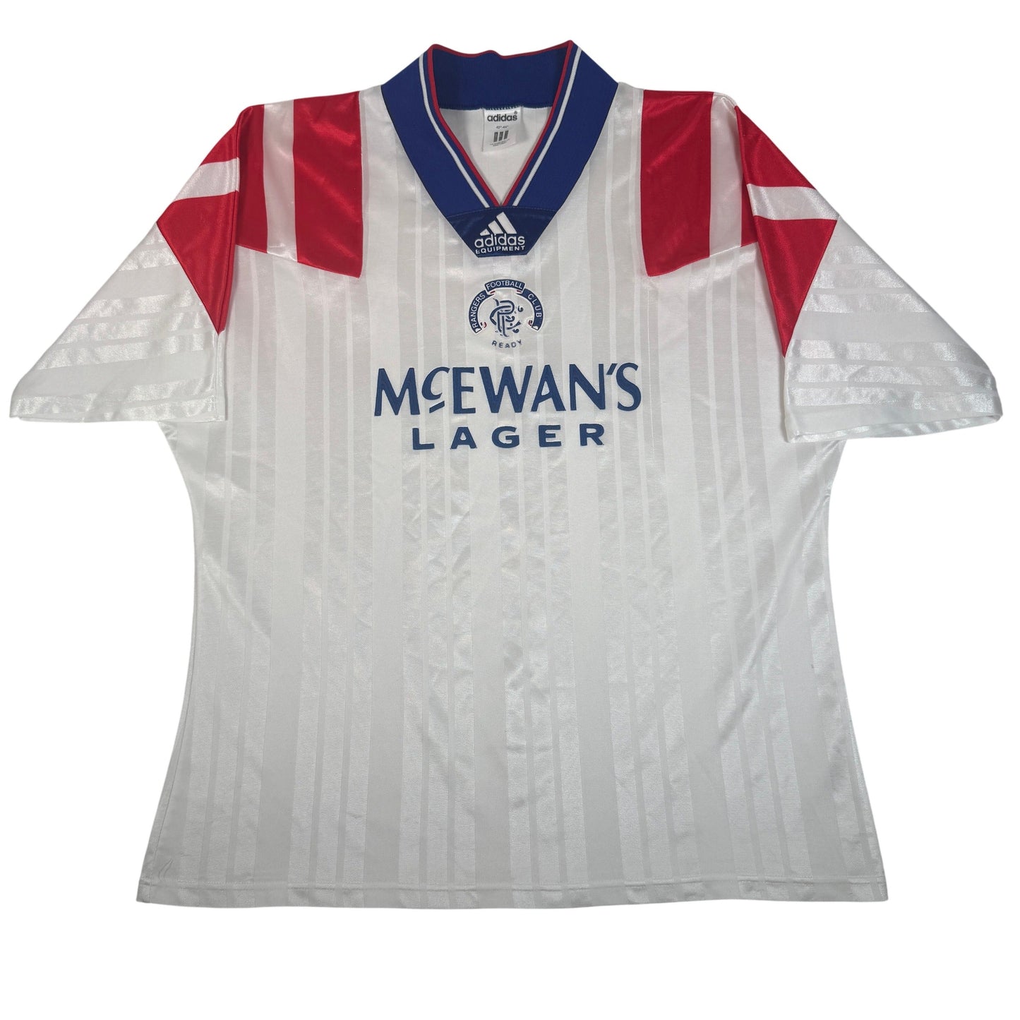 Rangers 1992/1993 Away Football Shirt Large