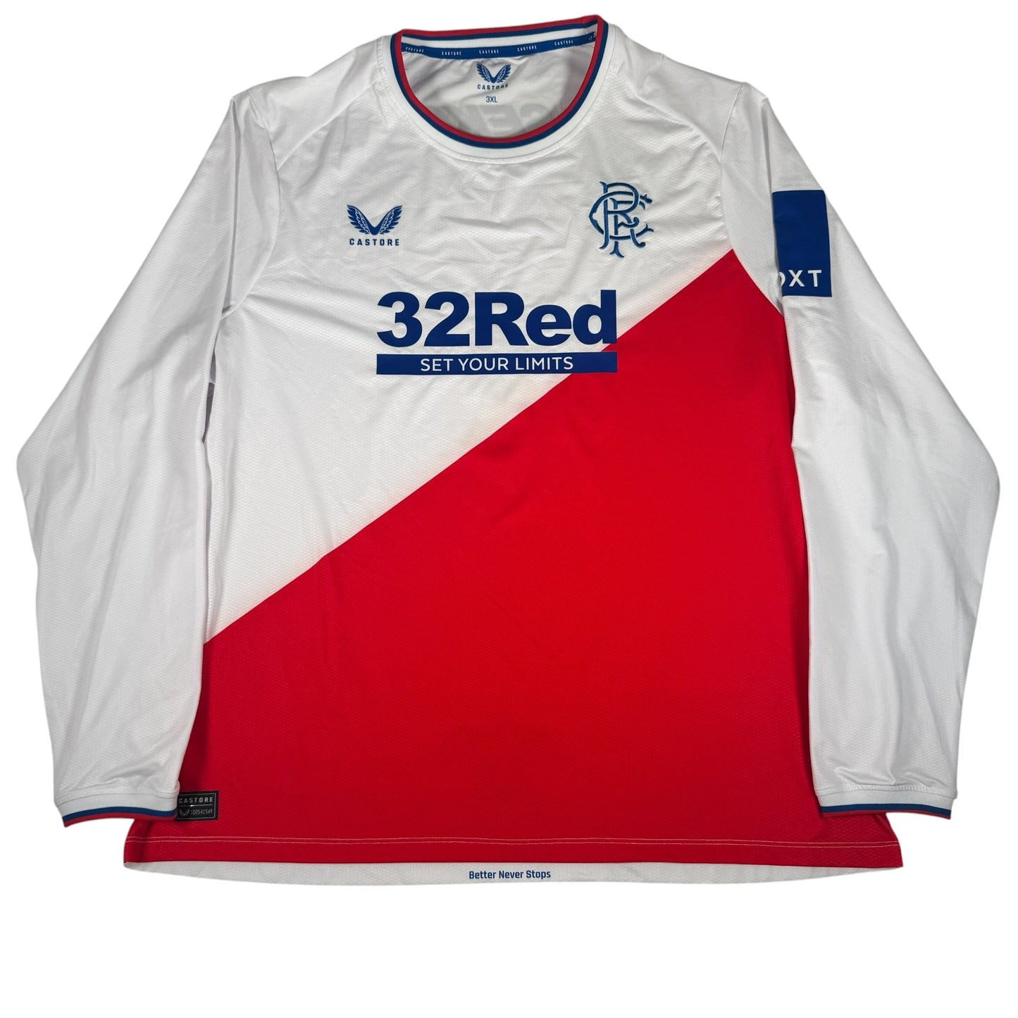 Rangers 2022/2023 Away Long Sleeve Football Shirt 3XL